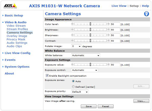 AXIS M1031-W - Kamery zintegrowane IP